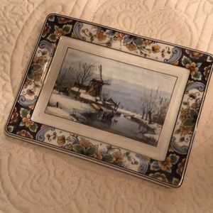 Westraven Anno 1661 Delfts Handwerk Ceramic Wall hanging plate